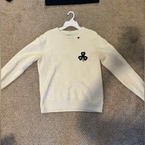 Off-white sweater. Size small.